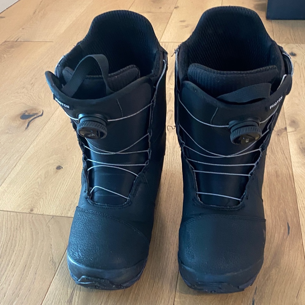 Burton Black Boa Photon Snowboard Boots with Boa System